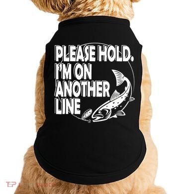 Please Hold I'm On The Other Line Doggie Tank
