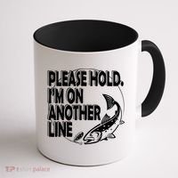Please Hold I'm On The Other Line Coffee Mug thumb 1