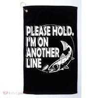 Please Hold I'm On The Other Line Golf Towel thumb 0