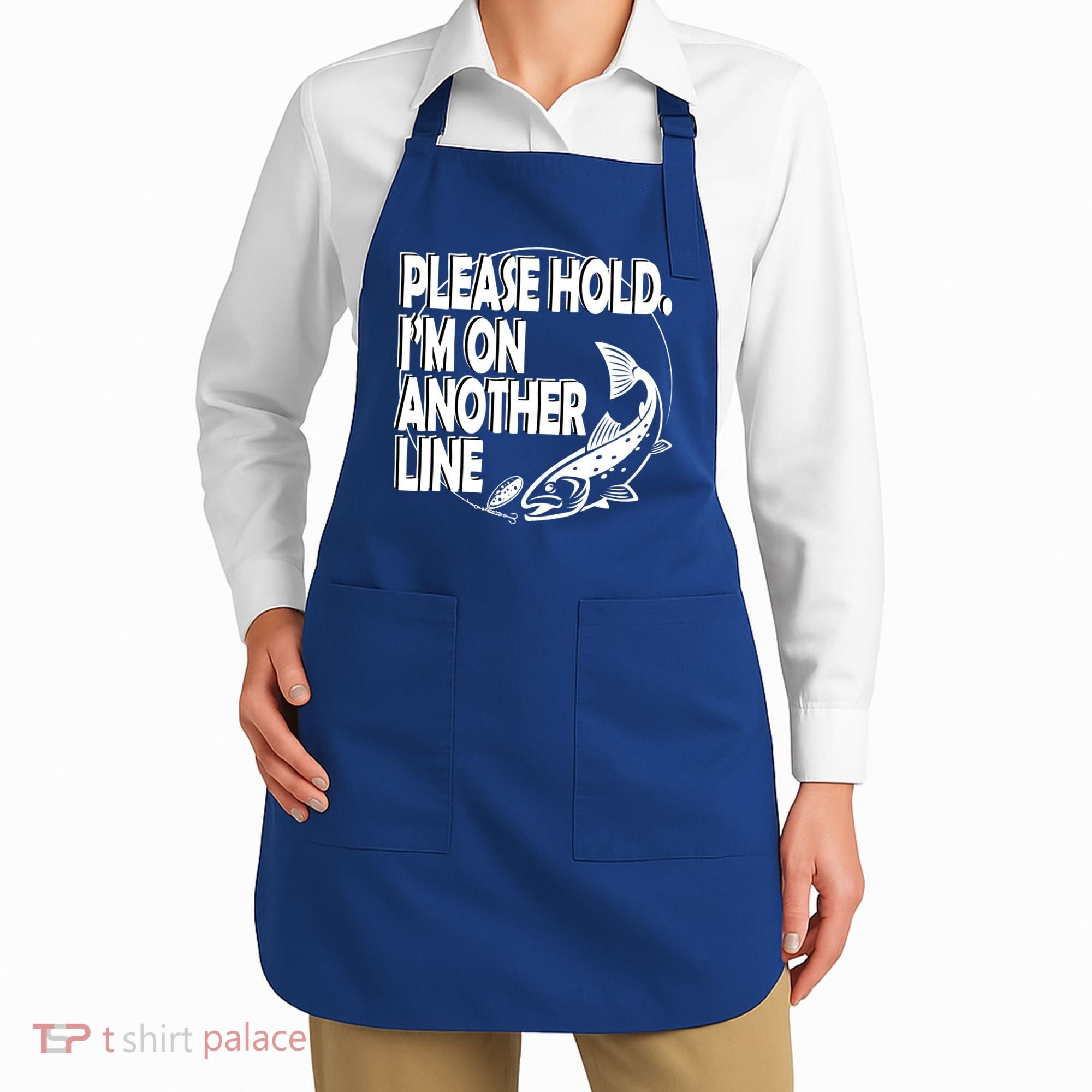 Please Hold I'm On The Other Line Apron