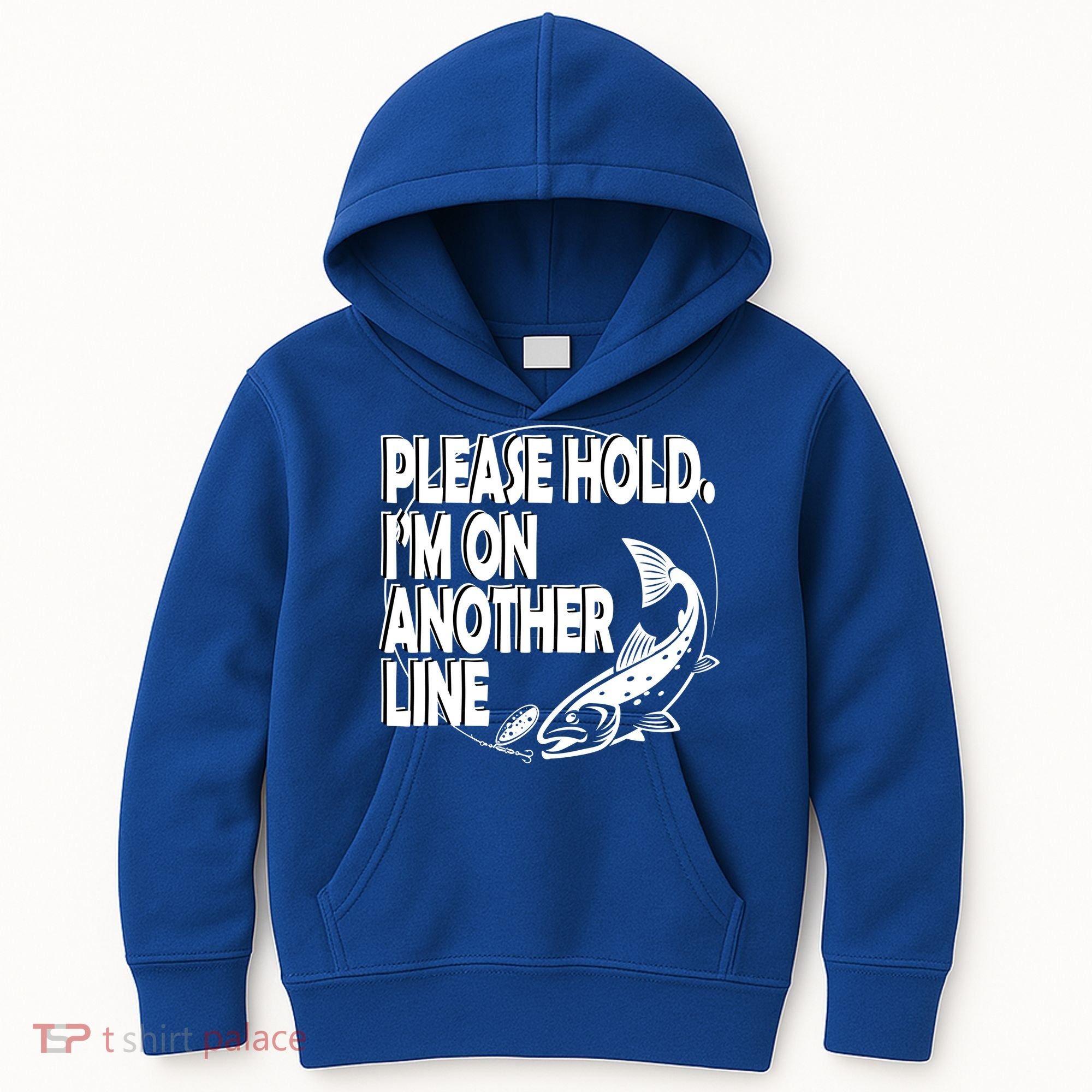 Please Hold I'm On The Other Line Kids Hoodie