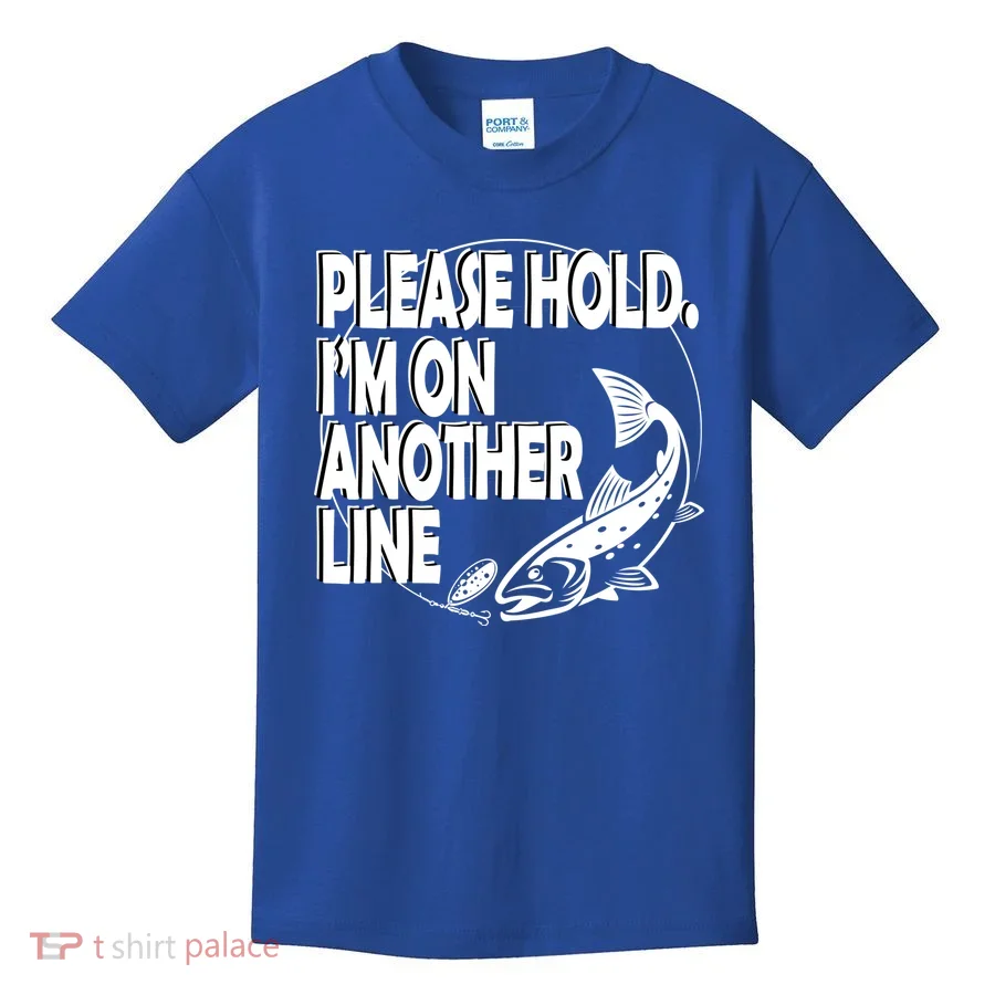 Please Hold I'm On The Other Line Kids T-Shirt