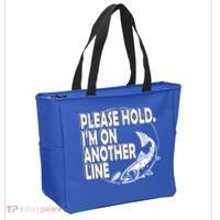 Please Hold I'm On The Other Line Tote Bag thumb 2
