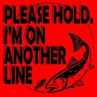Please Hold I'm On The Other Line Santa Hat thumb 1