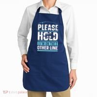 Please Hold I'm On The Other Line Fishing Funny Apron thumb 2