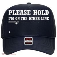 Please Hold I'm On The Other Line Funny Hat thumb 0