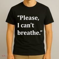 Please I Can't Breathe Floyd Protest T-Shirt thumb 3