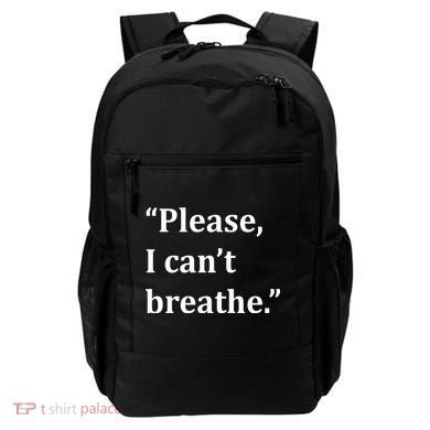 Please I Can't Breathe Floyd Protest Backpack