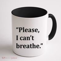 Please I Can't Breathe Floyd Protest Coffee Mug thumb 1