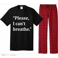 Please I Can't Breathe Floyd Protest Pajama Set thumb 0