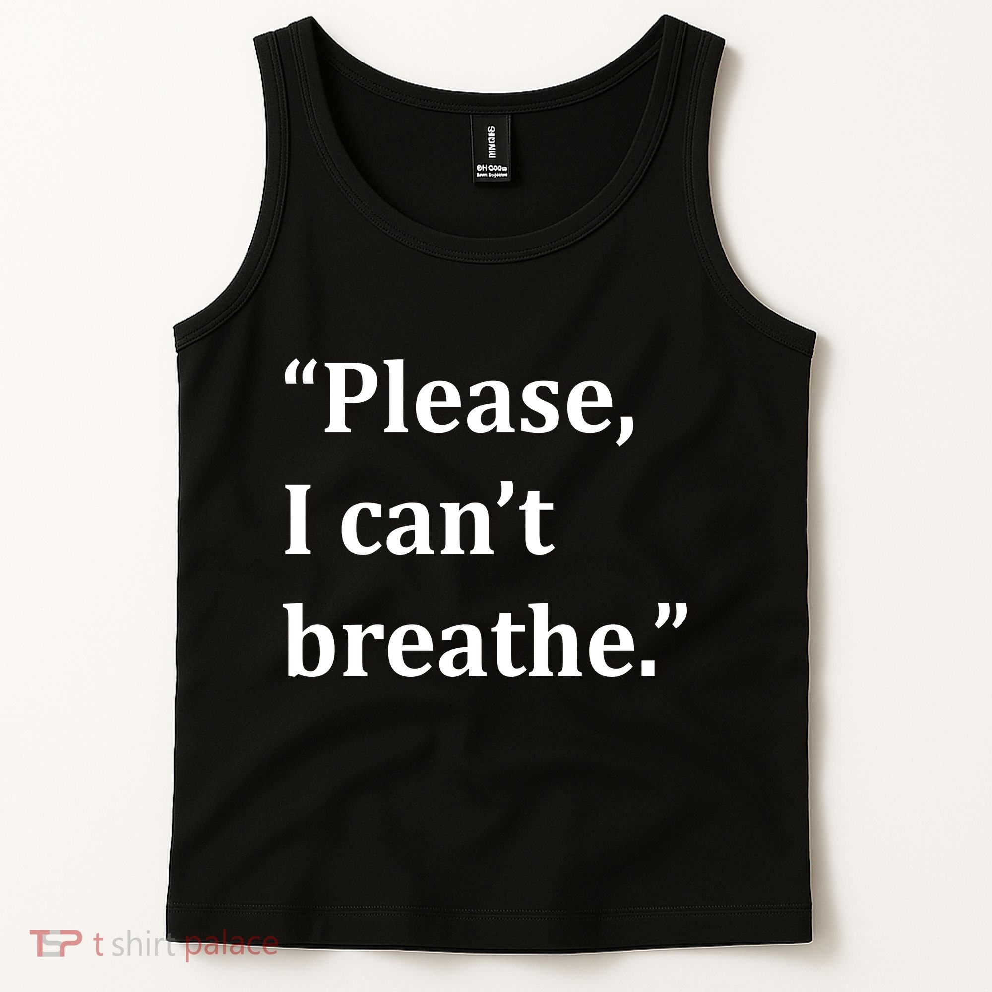 Please I Can't Breathe Floyd Protest Tank Top