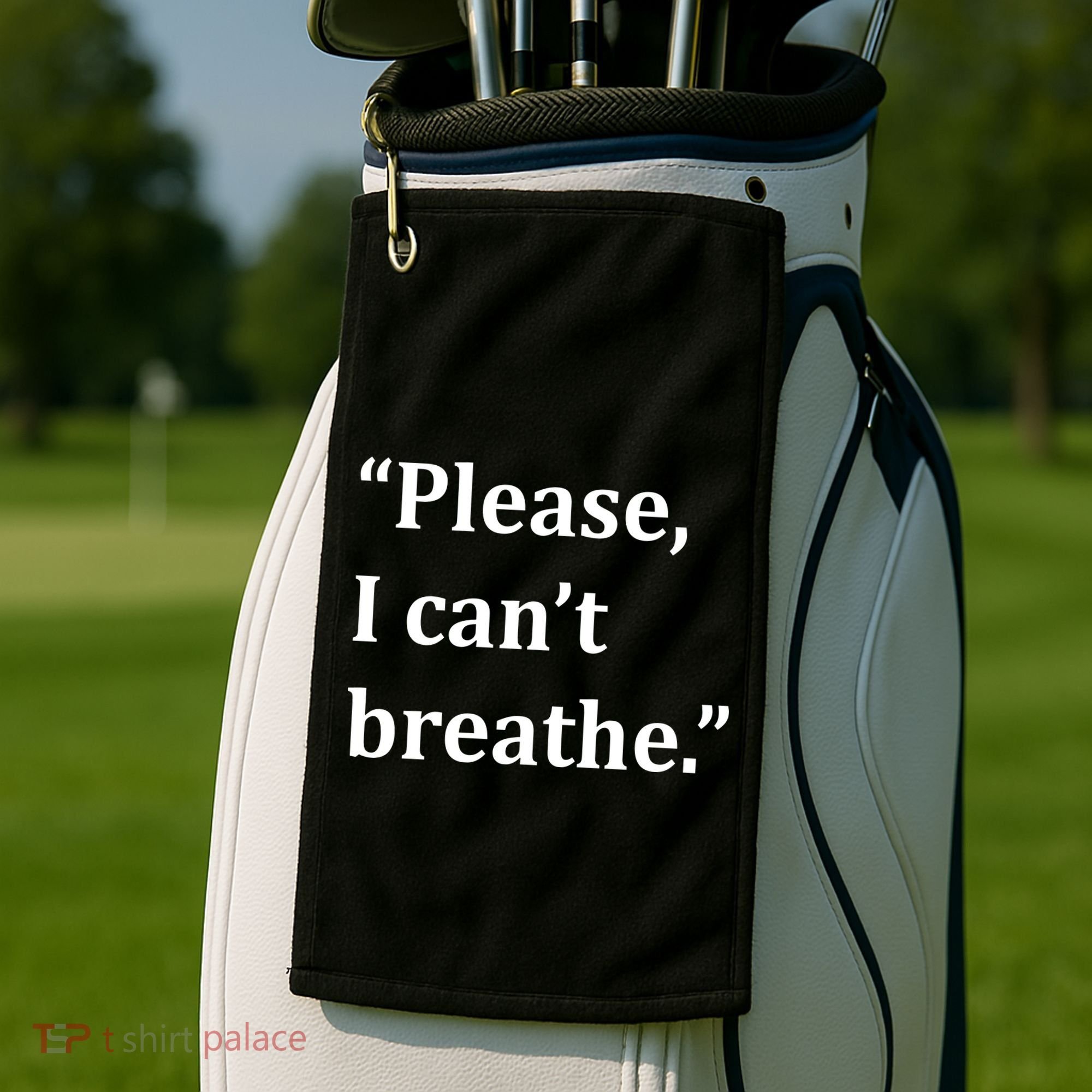 Please I Can't Breathe Floyd Protest Golf Towel