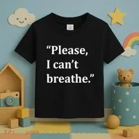 Please I Can't Breathe Floyd Protest Toddler T-Shirt thumb 3