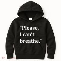 Please I Can't Breathe Floyd Protest Kids Hoodie thumb 0