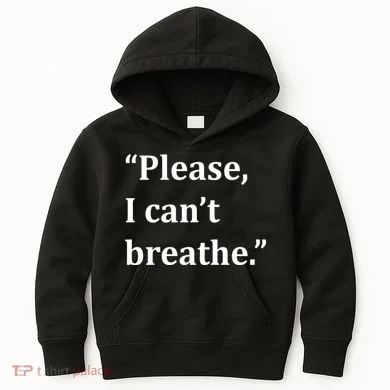 Please I Can't Breathe Floyd Protest Kids Hoodie