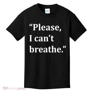 Please I Can't Breathe Floyd Protest Kids T-Shirt