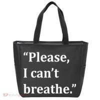Please I Can't Breathe Floyd Protest Tote Bag thumb 0