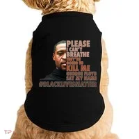 Please I Can't Breathe Geoge Floyd #BLM Doggie Tank thumb 0