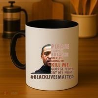 Please I Can't Breathe Geoge Floyd #BLM Coffee Mug thumb 4