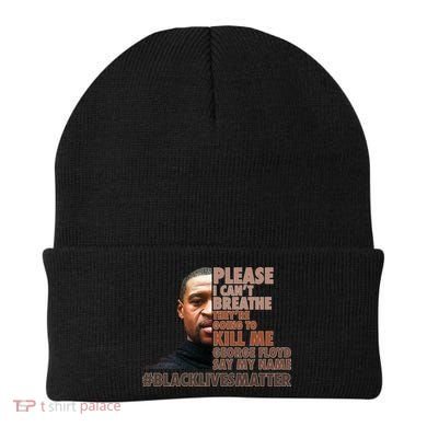 Please I Can't Breathe Geoge Floyd #BLM Beanie