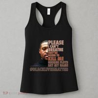 Please I Can't Breathe Geoge Floyd #BLM Women's Tank Top thumb 3