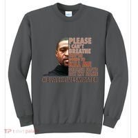 Please I Can't Breathe Geoge Floyd #BLM Sweatshirt thumb 0