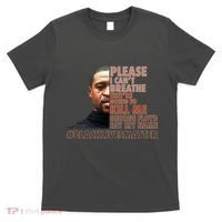 Please I Can't Breathe Geoge Floyd #BLM T-Shirt thumb 0