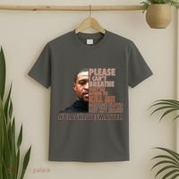 Please I Can't Breathe Geoge Floyd #BLM T-Shirt thumb 2
