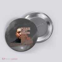 Please I Can't Breathe Geoge Floyd #BLM Button thumb 0