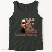 Please I Can't Breathe Geoge Floyd #BLM Tank Top thumb 2