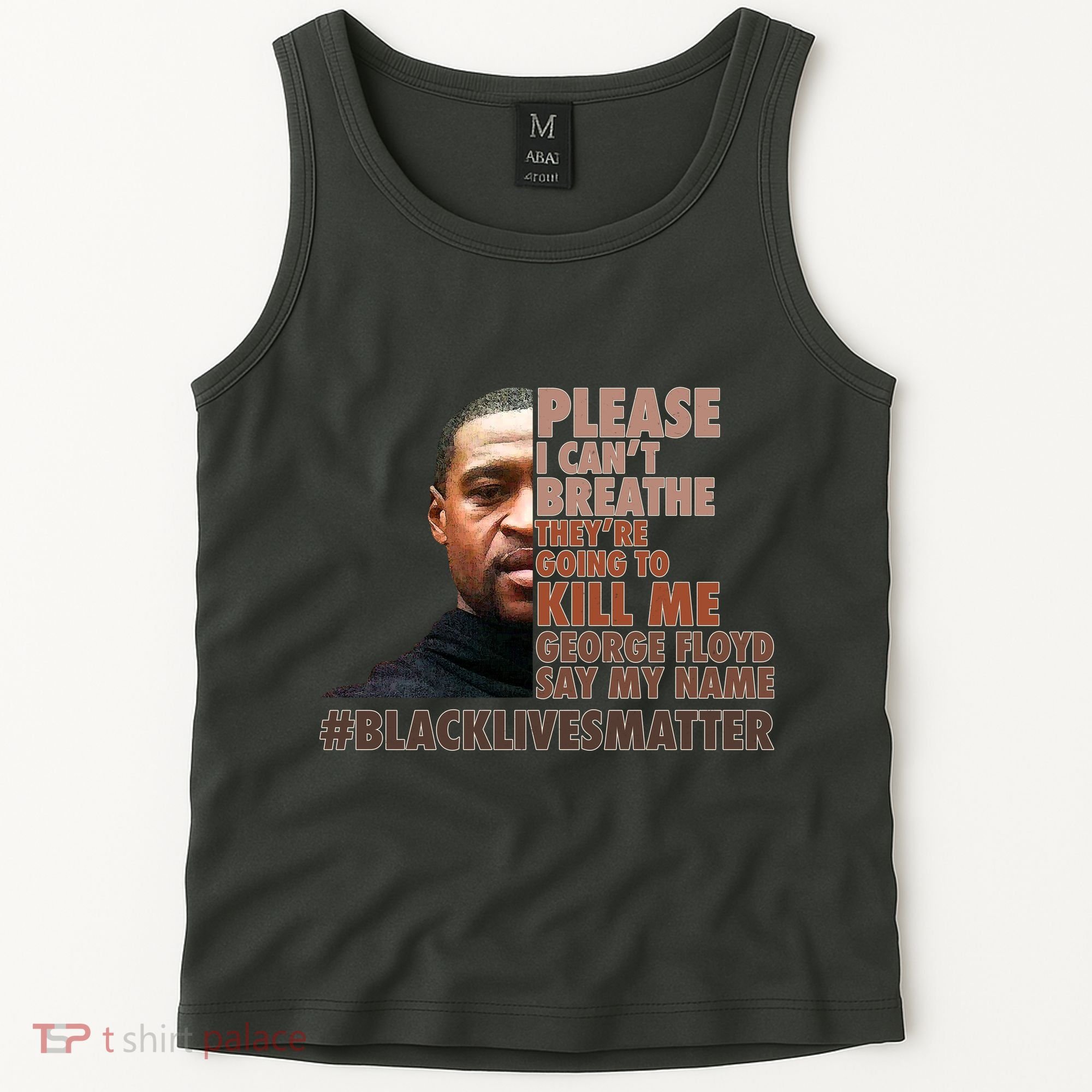 Please I Can't Breathe Geoge Floyd #BLM Tank Top