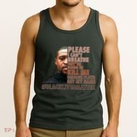 Please I Can't Breathe Geoge Floyd #BLM Tank Top thumb 3