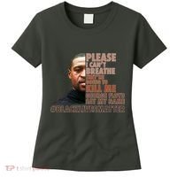 Please I Can't Breathe Geoge Floyd #BLM Women's T-Shirt thumb 0