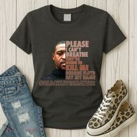 Please I Can't Breathe Geoge Floyd #BLM Women's T-Shirt thumb 3
