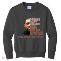 Please I Can't Breathe Geoge Floyd #BLM Kids Sweatshirt thumb 0