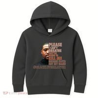 Please I Can't Breathe Geoge Floyd #BLM Kids Hoodie thumb 0