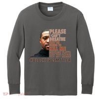 Please I Can't Breathe Geoge Floyd #BLM Kids Long Sleeve Shirt thumb 0