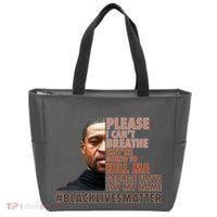 Please I Can't Breathe Geoge Floyd #BLM Tote Bag thumb 0