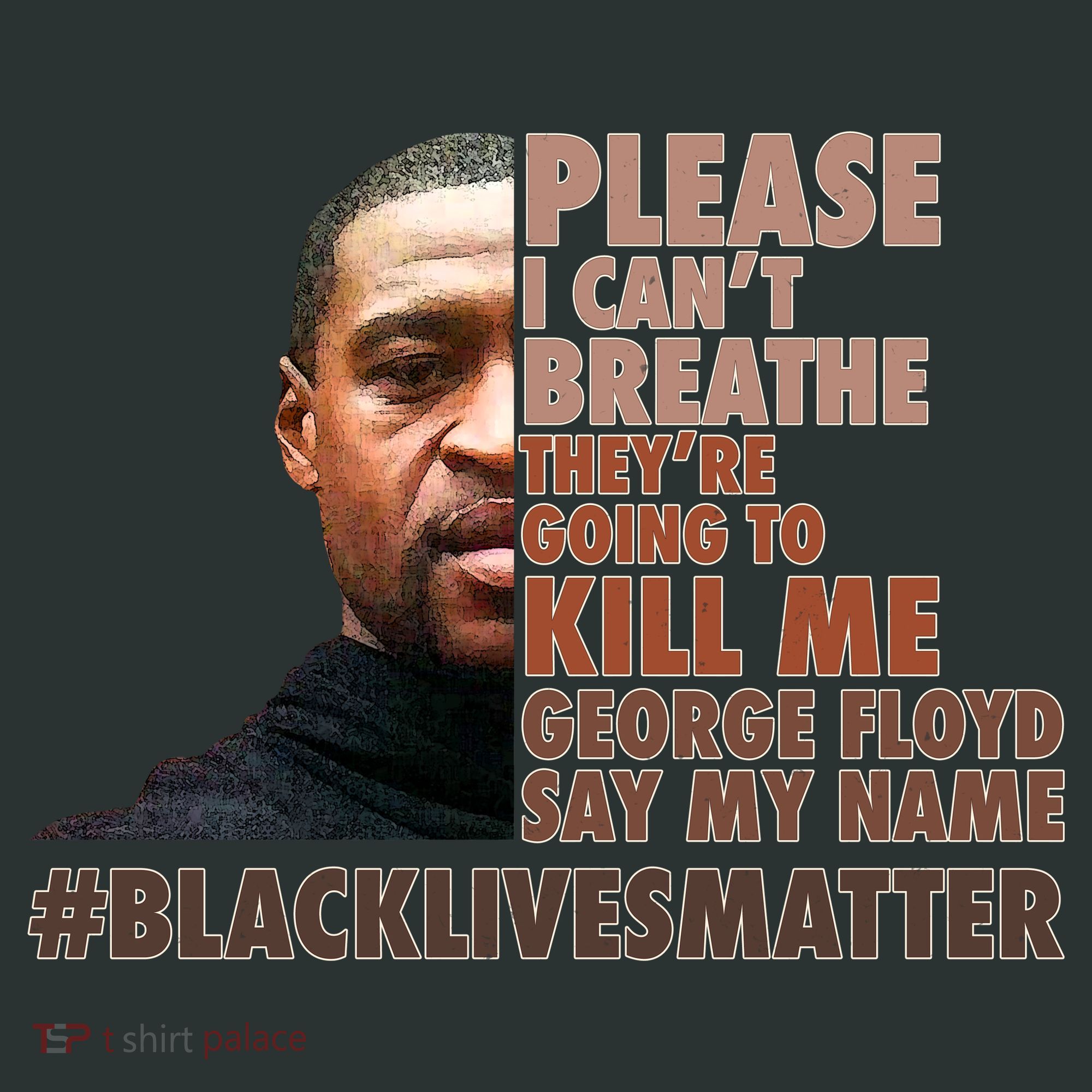 Please I Can't Breathe Geoge Floyd #BLM Tote Bag