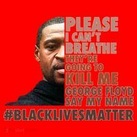 Please I Can't Breathe Geoge Floyd #BLM Santa Hat thumb 1