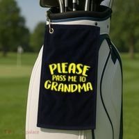 Please Pass Me To Grandma Golf Towel thumb 2