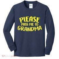 Please Pass Me To Grandma Kids Long Sleeve Shirt thumb 0