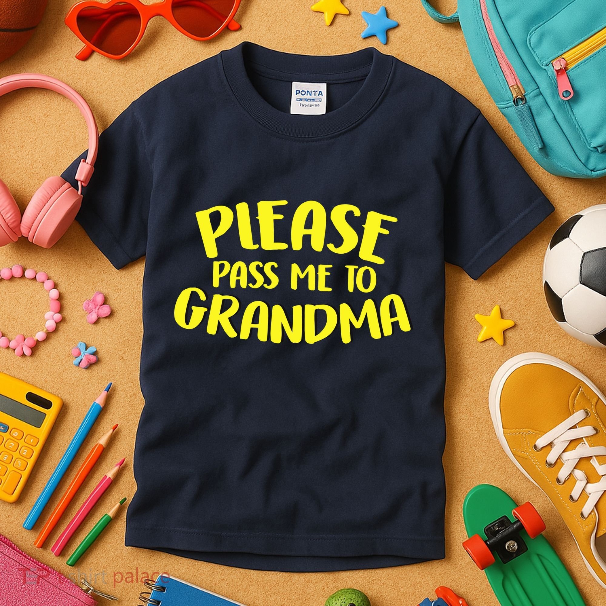 Please Pass Me To Grandma Kids T-Shirt