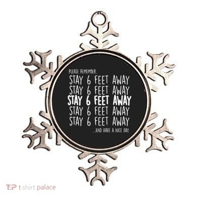 Please Remember Stay 6 Feet Away Ornament