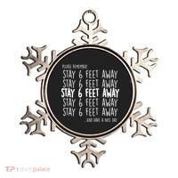 Please Remember Stay 6 Feet Away Ornament thumb 0
