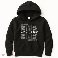 Please Remember Stay 6 Feet Away Kids Hoodie thumb 0