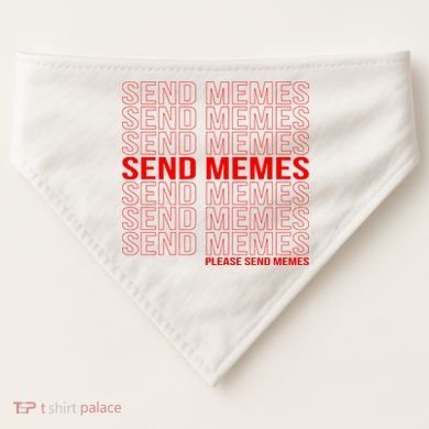Please Send Memes USA-Made Doggie Bandana