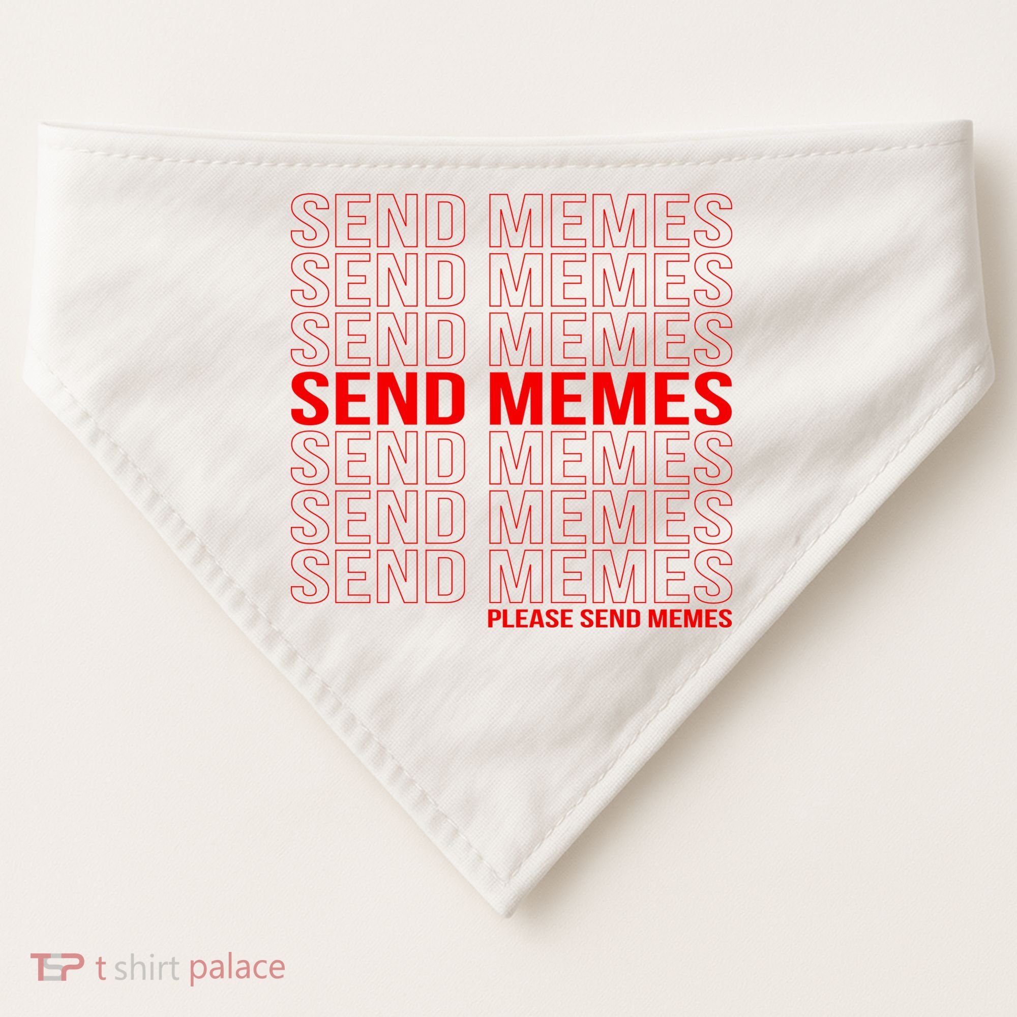 Please Send Memes USA-Made Doggie Bandana