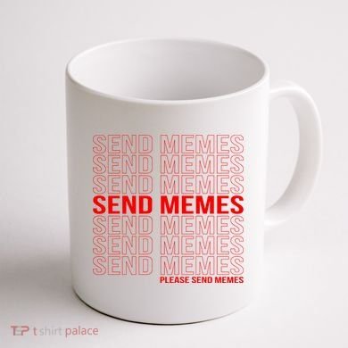 Please Send Memes Coffee Mug back