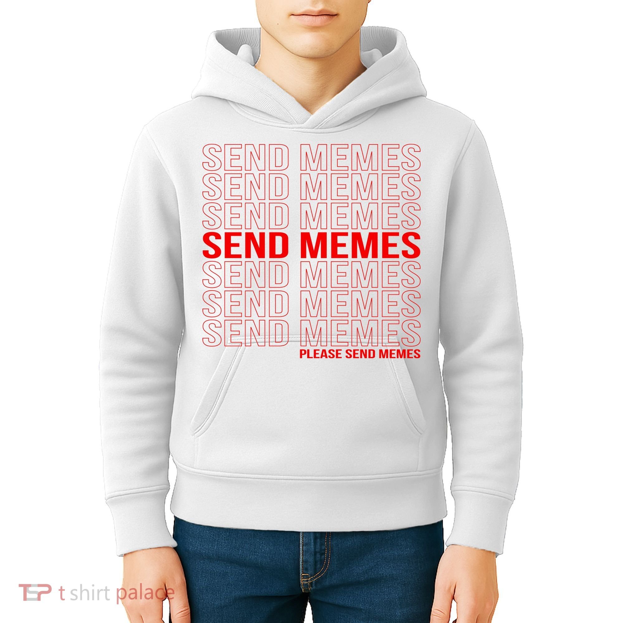 Please Send Memes Kids Hoodie